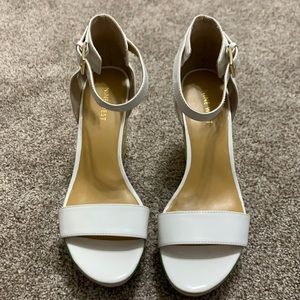Nine West wedge platform heels